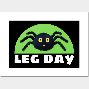 Leg Day | Spider Pun Posters and Art